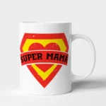 Taza Madre super mamá en negro