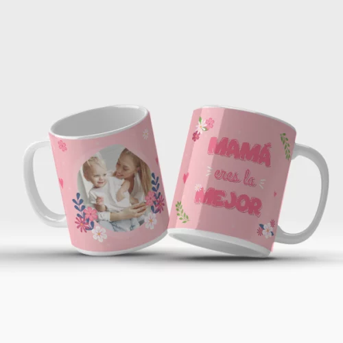 Taza Madre mamá eres la mejor con foto