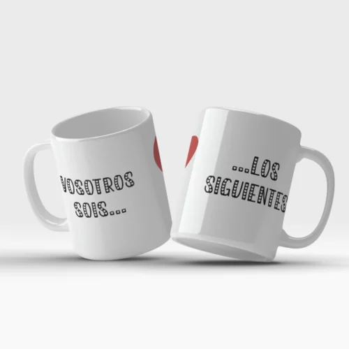 Pack 2 Tazas Boda vosotros sois los siguientes