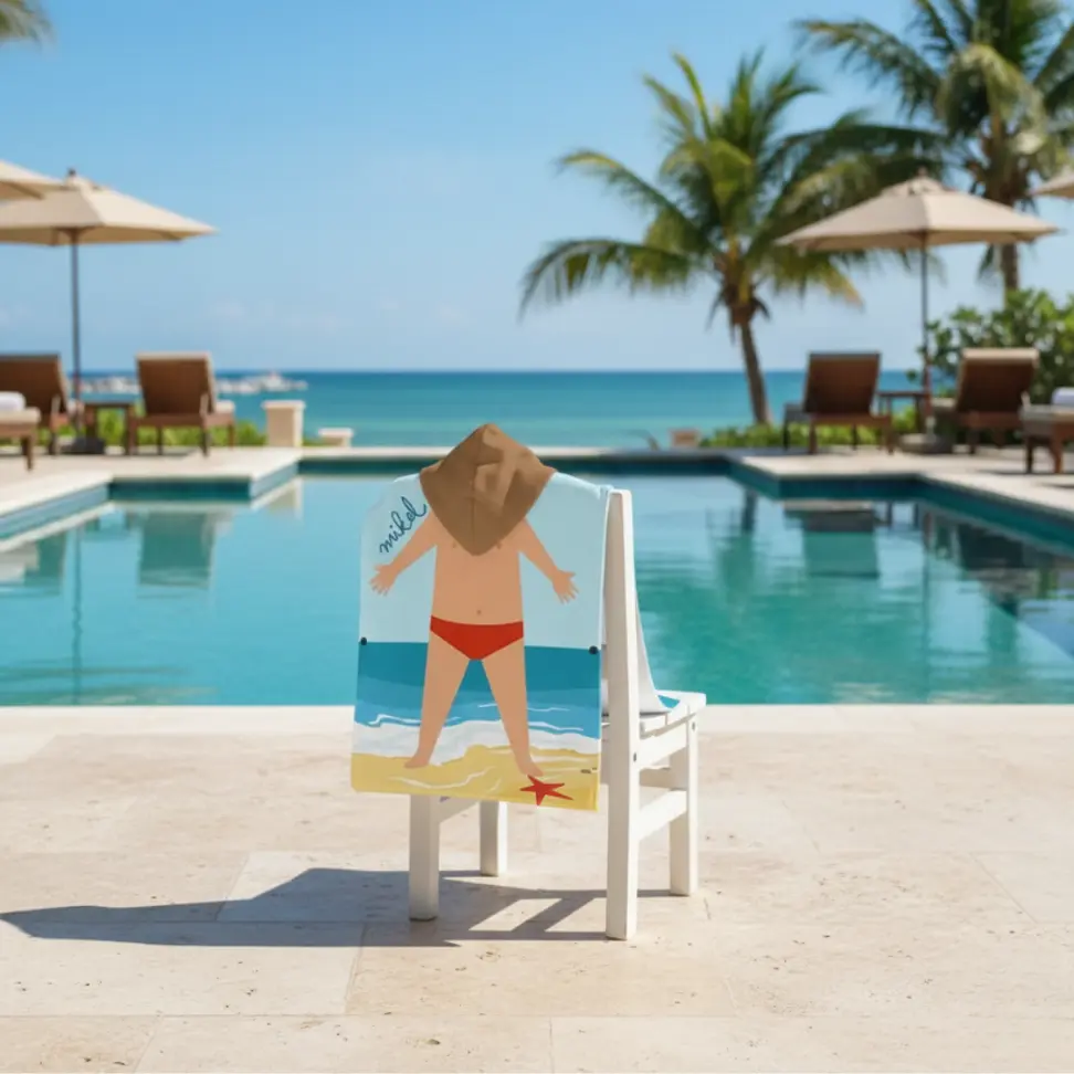 Toalla poncho personalizada