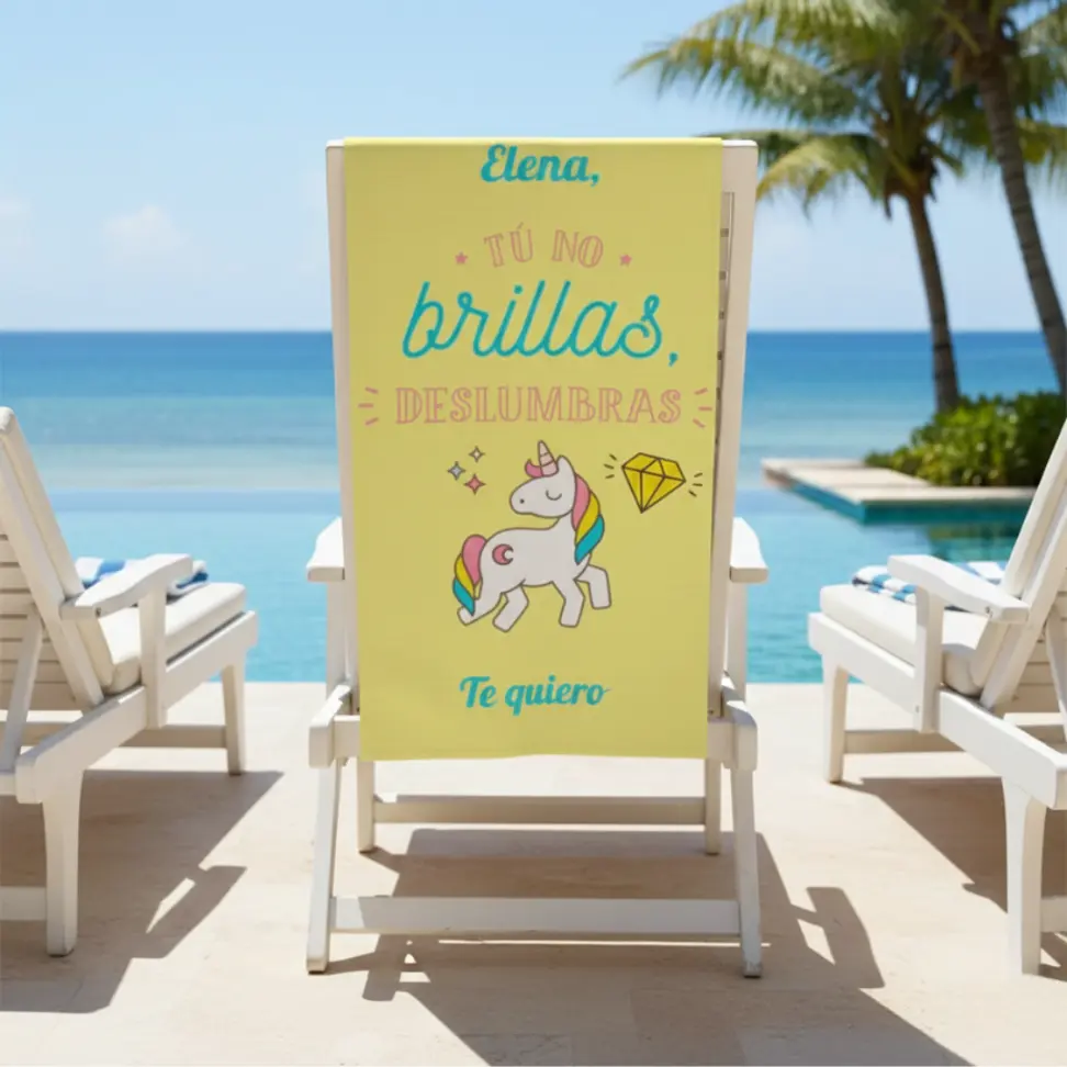 Toallas rectangulares personalizadas