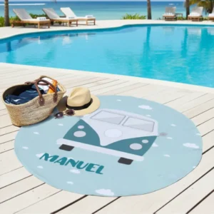 Toallas redondas personalizadas