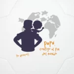 Balón de Fútbol "Papá contigo al fin del mundo"