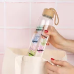 Botella de cristal personalizada