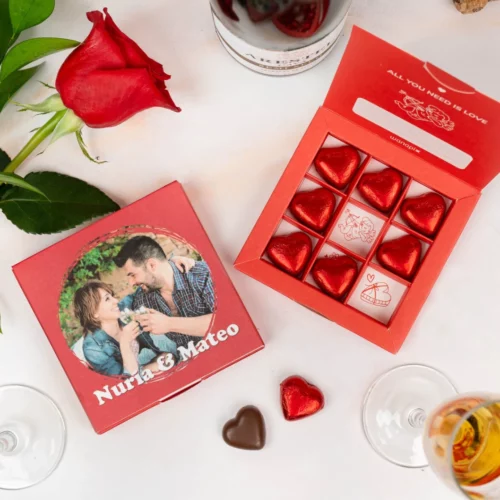 Caja de bombones personalizada
