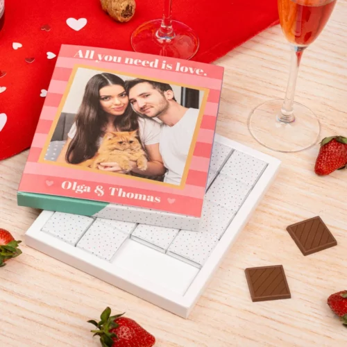 Caja de bombones personalizada