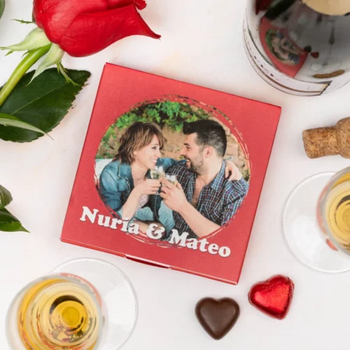 Caja de bombones personalizada