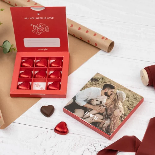 Caja de bombones personalizada
