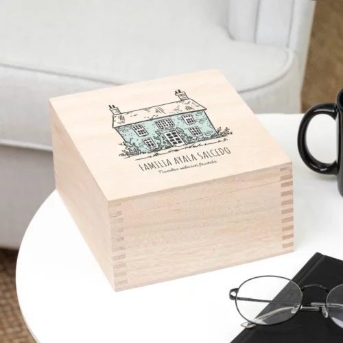 Caja de té personalizada