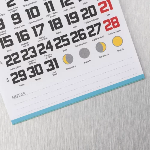 Calendarios faldilla personalizados