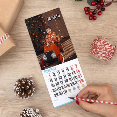 Calendarios faldilla personalizados