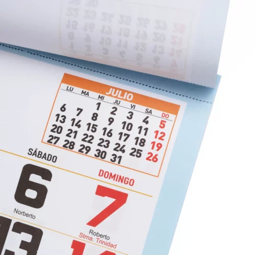 Calendarios faldilla personalizados