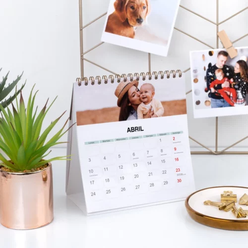 Calendarios de mesa personalizados