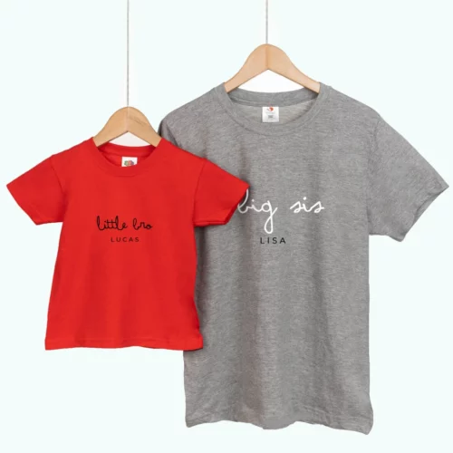 Camisetas personalizadas para niños algodón