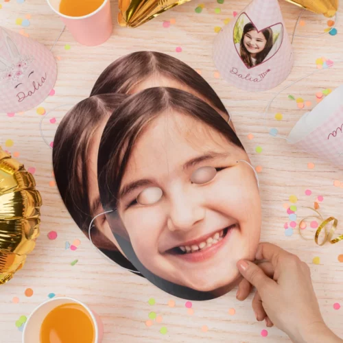 Caretas personalizadas de cartón