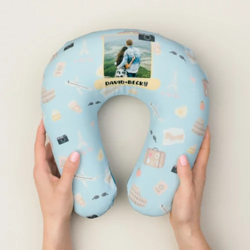 Cojín cervical de viaje personalizado
