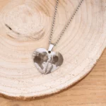 Colgante corazón grabado