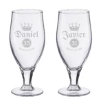 Copa de cerveza personalizada