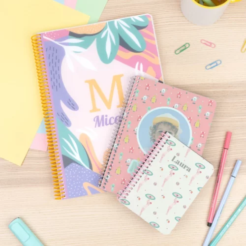 Cuadernos personalizados con papel mate