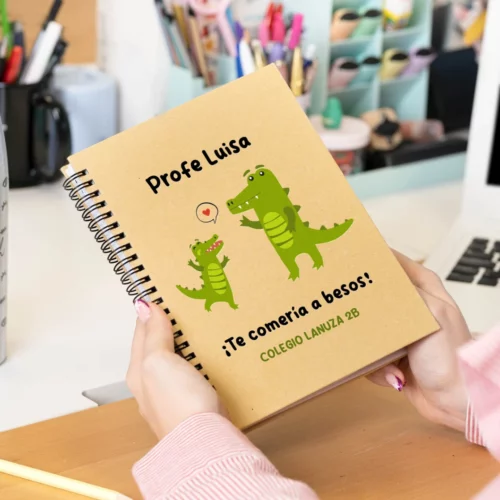 Cuadernos personalizados con papel reciclado