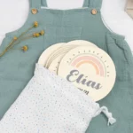 Cumple mes de madera personalizado