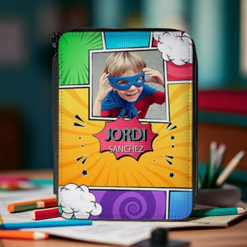 Estuche escolar maletín personalizado