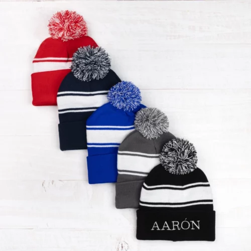 Gorro de invierno bordado