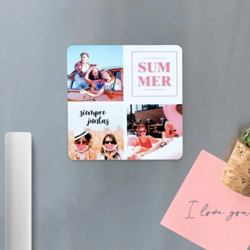 Imanes flexibles personalizados cuadrados