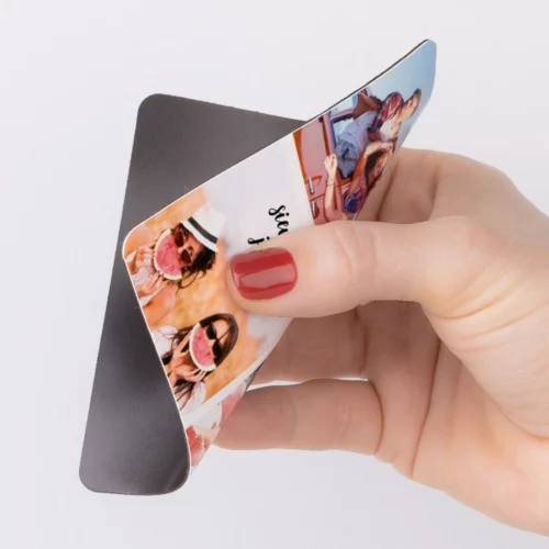 Imanes flexibles personalizados cuadrados