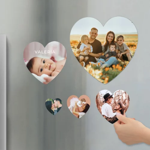 Imanes flexibles personalizados corazón