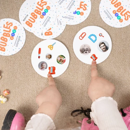 Juego de cartas Match Bubbles personalizado