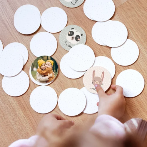 Juego Memory de parejas con fotos personalizadas