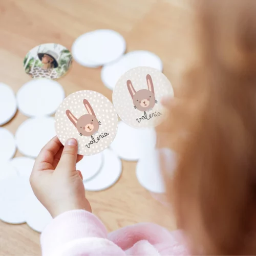 Juego Memory de parejas con fotos personalizadas