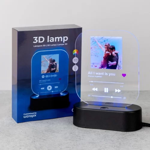 Lámparas personalizadas con base de plástico