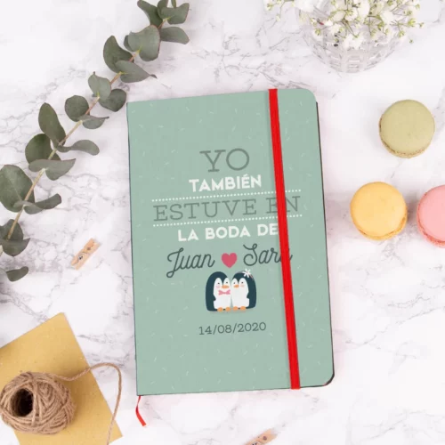 Libretas personalizadas con banda elástica