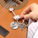 Llavero grabado para músicos