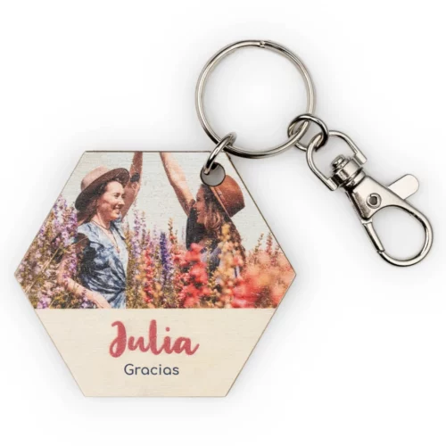 Llaveros de madera personalizados