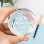 Lupa pisapapeles personalizado de cristal