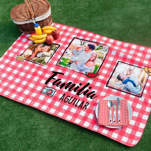 Manta picnic personalizada