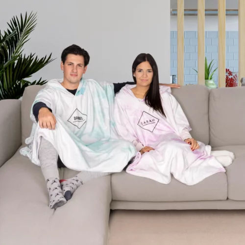 Manta poncho personalizada