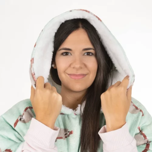 Manta poncho personalizada