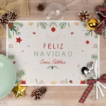 Manteles individuales personalizados de tela y hule