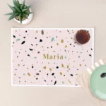 Manteles individuales personalizados de tela y hule