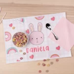 Manteles individuales personalizados de tela y hule