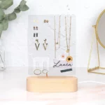 Organizador de joyas personalizado luminoso