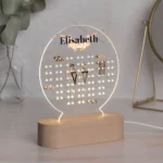 Organizador de joyas personalizado luminoso