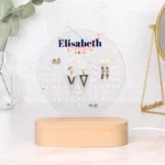 Organizador de joyas personalizado luminoso