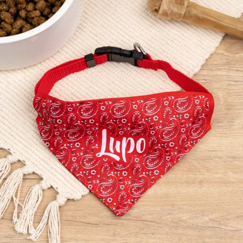 Pañuelo bandana personalizado para perro y gato