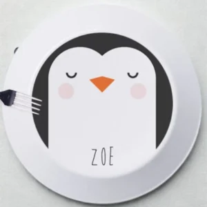 Plato personalizado de plástico irrompible