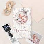 Portadocumentos bebé personalizado